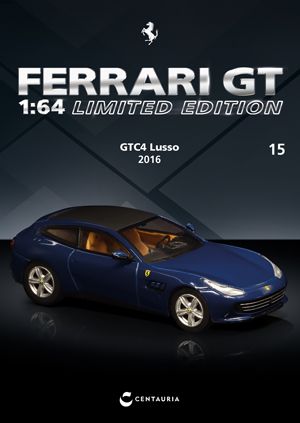 1:64 Centauria (Ixo) - Ferrari GTC4 Lusso 2016 Blu Tour de France Metallic *Mit Vitrine* 1:64 Centauria (Ixo) - Ferrari GTC4 Lusso 2016 Blu Tour de France Metallic *Mit Vitrine*