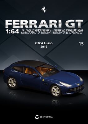 1:64 Centauria (Ixo) - Ferrari GTC4 Lusso 2016 Blu Tour de France Metallic *Mit Vitrine* 1:64 Centauria (Ixo) - Ferrari GTC4 Lusso 2016 Blu Tour de France Metallic *Mit Vitrine*