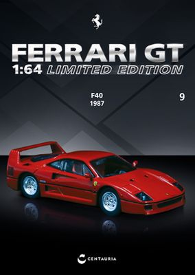 1:64 Centauria (Ixo) - Ferrari F40 1987 Rosso Red *Mit Vitrine* 1:64 Centauria (Ixo) - Ferrari F40 1987 Rosso Red *Mit Vitrine*