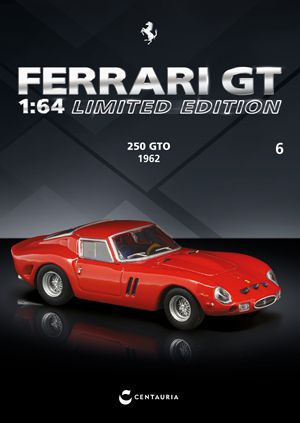 1:64 Centauria (Ixo) - Ferrari 250 GTO 1962 red *Mit Vitrine* 1:64 Centauria (Ixo) - Ferrari 250 GTO 1962 red *Mit Vitrine*