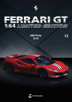 1:64 Centauria (Ixo) - Ferrari 488 Pista 2018 Rosso Corsa Red *Mit Vitrine* 1:64 Centauria (Ixo) - Ferrari 488 Pista 2018 Rosso Corsa Red *Mit Vitrine*