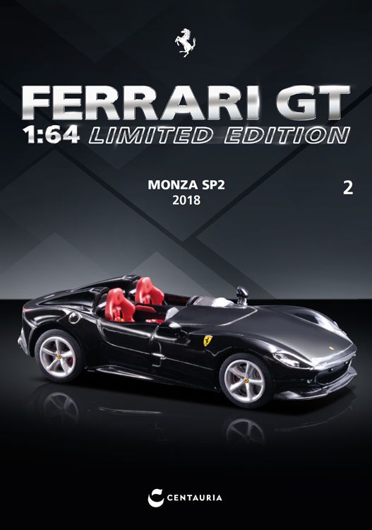 1:64 Centauria (Ixo) - Ferrari Monza SP2 2018 New Black Daytona Metallic *Mit Vitrine* 1:64 Centauria (Ixo) - Ferrari Monza SP2 2018 New Black Daytona Metallic *Mit Vitrine*