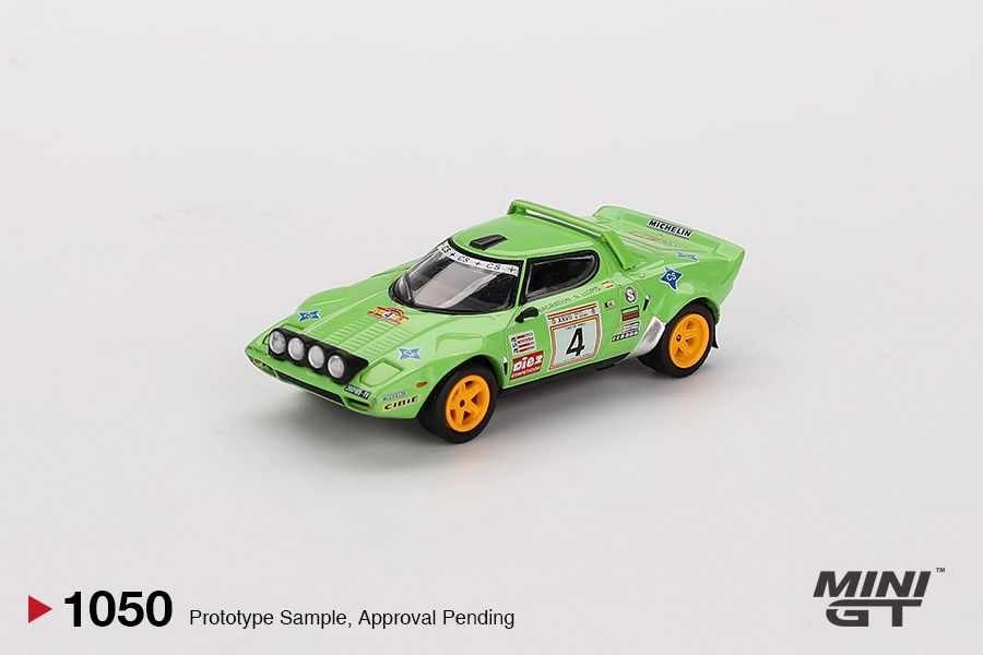 1:64 Mini GT - 1979 Lancia Stratos HF #4 Spanish Rally Champion