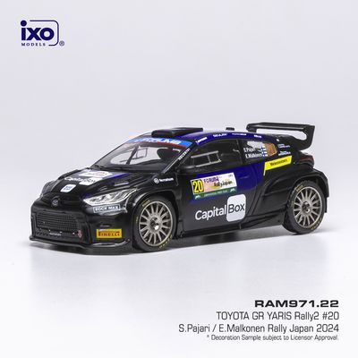 1:43 Ixo - Toyota GR Yaris Rally2 #20 Rally Japan S.Pajari E.Malkonen 1:43 Ixo - Toyota GR Yaris Rally2 #20 Rally Japan S.Pajari E.Malkonen