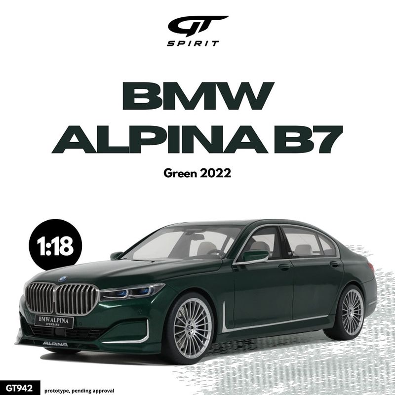 1:18 GT Spirit - 2022 BMW Alpina B7 Grün 1:18 GT Spirit - 2022 BMW Alpina B7 Grün