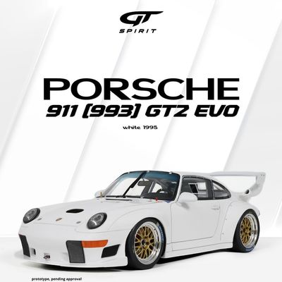 1:18 GT Spirit - 1995 Porsche 911 (993) GT2 Evo White 1:18 GT Spirit - 1995 Porsche 911 (993) GT2 Evo White