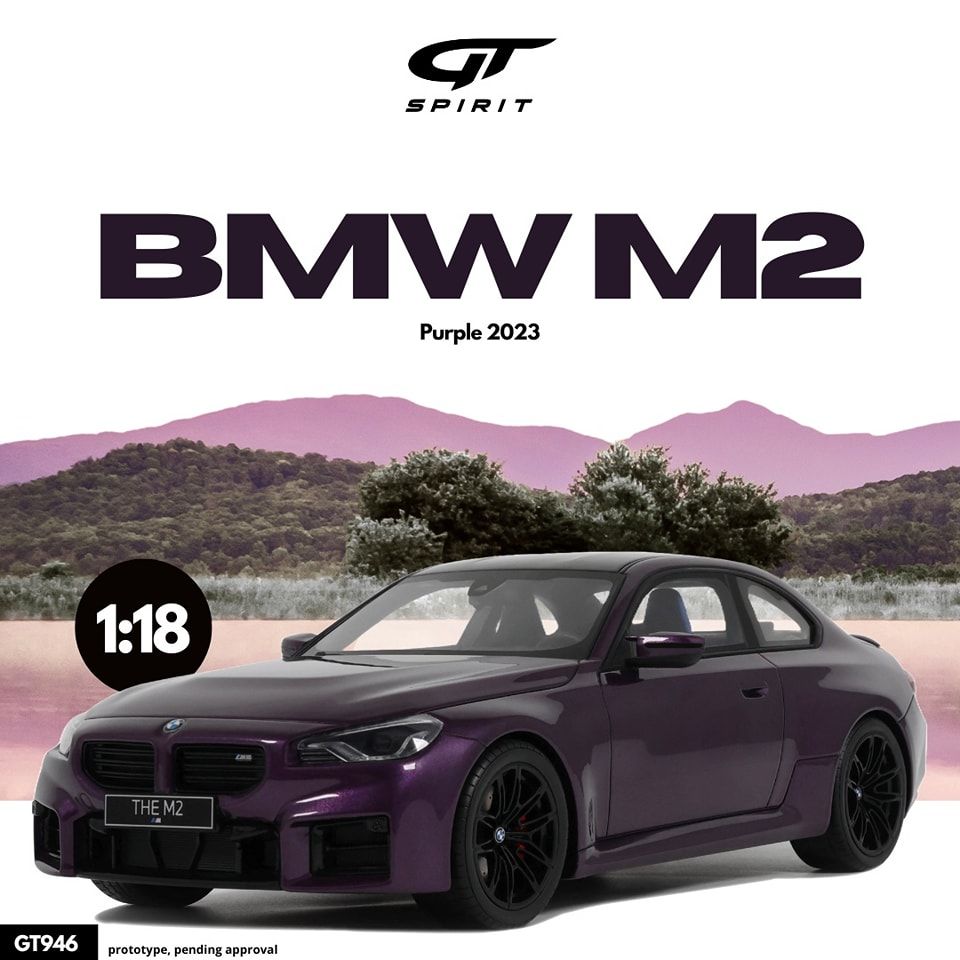 1:18 GT Spirit - 2023 BMW M2 Purple