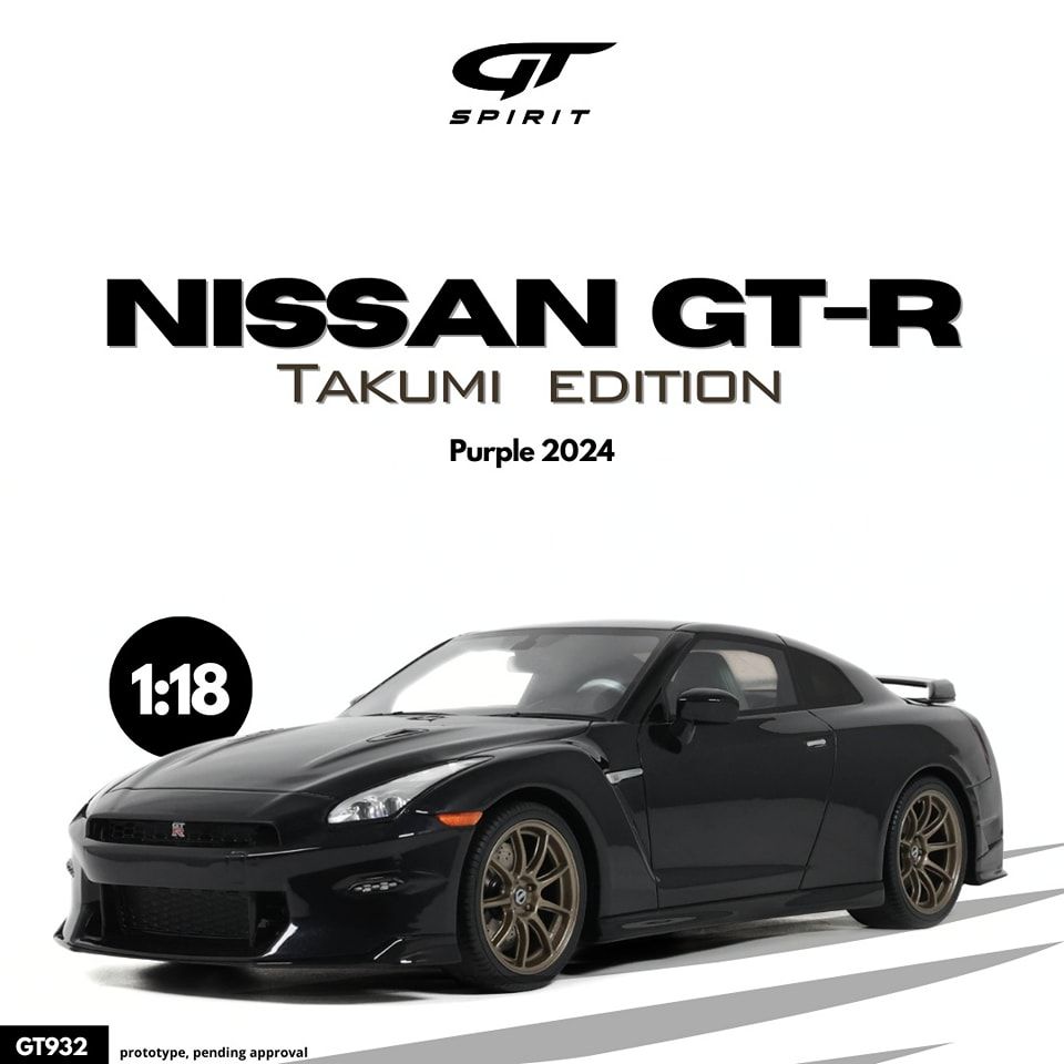 1:18 GT Spirit - 2024 Nissan GT-R Takumi Edition Purple