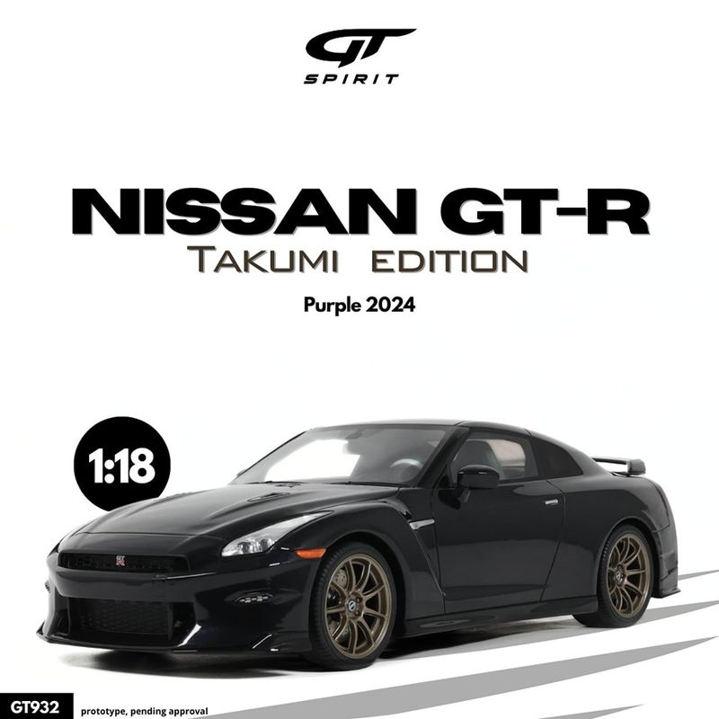 1:18 GT Spirit - 2024 Nissan GT-R Takumi Edition Purple 1:18 GT Spirit - 2024 Nissan GT-R Takumi Edition Purple