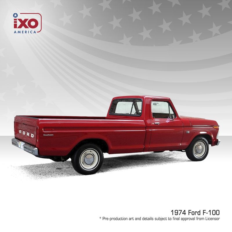 1:18 Ixo USA - 1974 Ford F-100, candy apple red 1:18 Ixo USA - 1974 Ford F-100, candy apple red