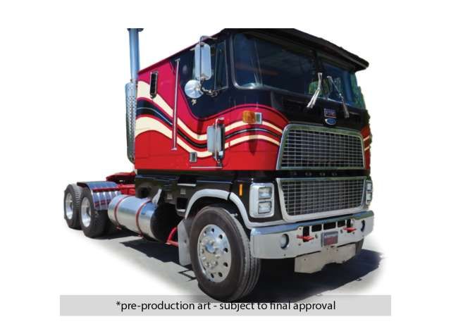 1:43 Ixo USA - 1976 Ford CL 9000, black/red 1:43 Ixo USA - 1976 Ford CL 9000, black/red