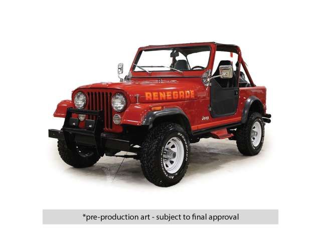 1:24 Ixo USA - 1983 Jeep Renegade, sebring red 1:24 Ixo USA - 1983 Jeep Renegade, sebring red