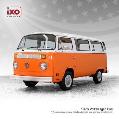 1:24 Ixo USA - 1974 Volkswagen Bus, brilliant orange 1:24 Ixo USA - 1974 Volkswagen Bus, brilliant orange