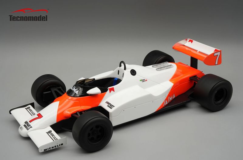 1:18 Tecnomodel - Mclaren MP4/1C 1983 Silverstone Test Driver: Ayrton Senna Car #7 1:18 Tecnomodel - Mclaren MP4/1C 1983 Silverstone Test Driver: Ayrton Senna Car #7