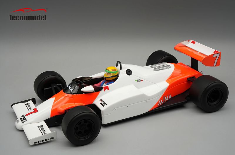 1:18 Tecnomodel - Mclaren MP4/1C 1983 Silverstone Test Driver: Ayrton Senna Car #7 *With Driver Figure* 1:18 Tecnomodel - Mclaren MP4/1C 1983 Silverstone Test Driver: Ayrton Senna Car #7 *With Driver Figure*