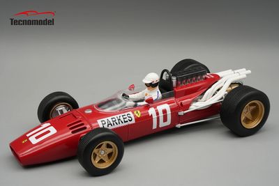 1:18 Tecnomodel - Ferrari F1 312 #10 Nurburgring GP 1966 M. Parkes *With Driver Figure* 1:18 Tecnomodel - Ferrari F1 312 #10 Nurburgring GP 1966 M. Parkes *With Driver Figure*