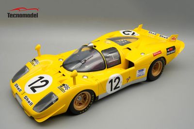 1:12 Tecnomodel - Ferrari 512S 5.0L V12 Team Ecurie Francorchamps #12 24h Le Mans 1970 *With Showcase* 1:12 Tecnomodel - Ferrari 512S 5.0L V12 Team Ecurie Francorchamps #12 24h Le Mans 1970 *With Showcase*