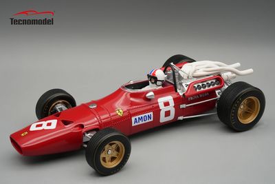 1:18 Tecnomodel - Ferrari F1 312 F1-67 #8 German GP 1967 C. Amon *With Driver Figure* 1:18 Tecnomodel - Ferrari F1 312 F1-67 #8 German GP 1967 C. Amon *With Driver Figure*