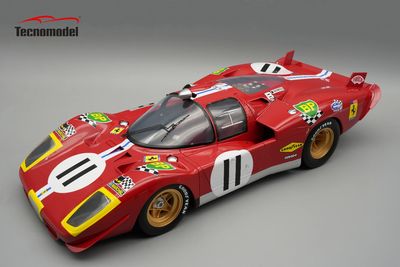 1:12 Tecnomodel - Ferrari 512S 5.0L V12 Team North American Racing N.A.R.T. #11 4th 24h Le Mans 1970 *With Showcase* 1:12 Tecnomodel - Ferrari 512S 5.0L V12 Team North American Racing N.A.R.T. #11 4th 24h Le Mans 1970 *With Showcase*