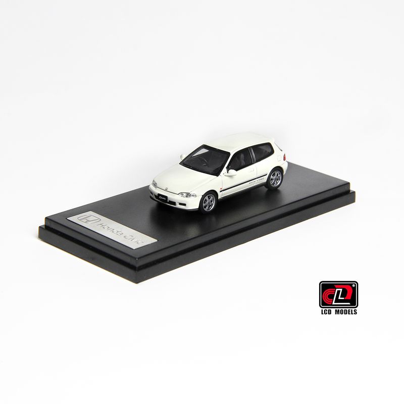 1:64 LCD Models - 1993 Honda Civic EG6 vTec White 1:64 LCD Models - 1993 Honda Civic EG6 vTec White