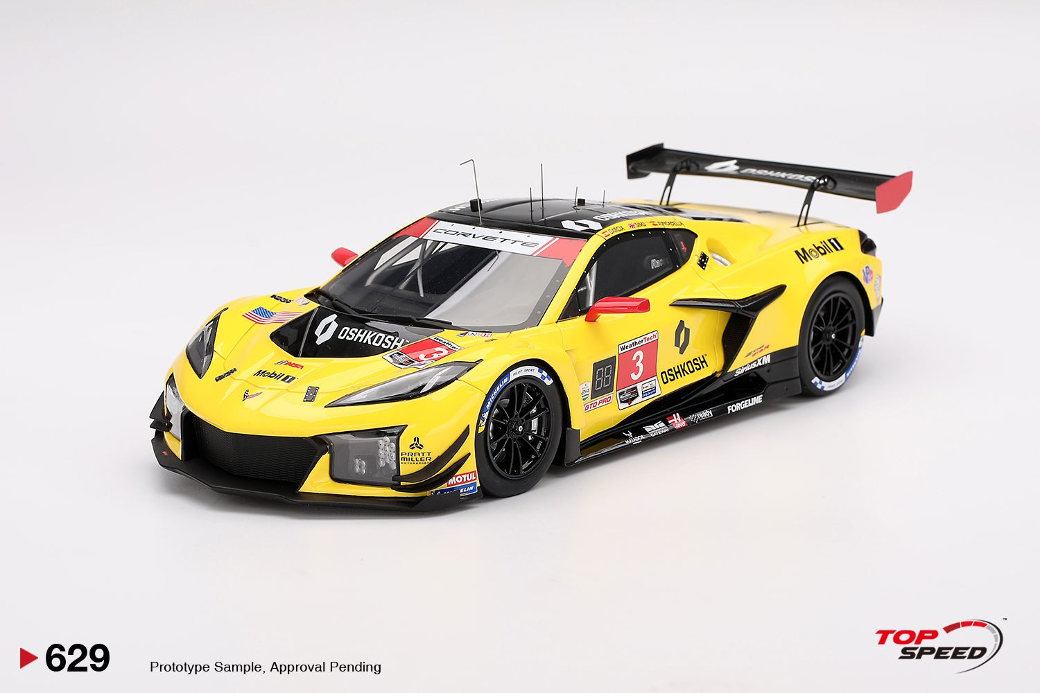 1:18 TSM - Chevrolet Corvette Z06 GT3.R #3 Corvette Racing by Pratt Miller Motorsports 2025 IMSA DAYTONA 24 Hrs