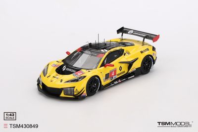 1:43 TSM - Chevrolet Corvette Z06 GT3.R #4 Corvette Racing by Pratt Miller Motorsports 2025 IMSA DAYTONA 24 Hrs 1:43 TSM - Chevrolet Corvette Z06 GT3.R #4 Corvette Racing by Pratt Miller Motorsports 2025 IMSA DAYTONA 24 Hrs