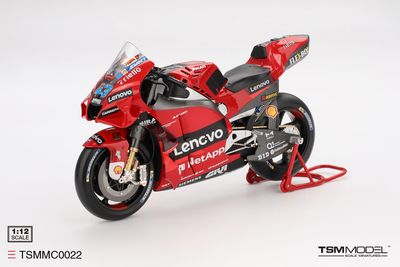 1:12 TSM - Ducati Desmosedici GP22 #43 Ducati Lenovo Team Moto GP 2022 GRAN PREMIO D'ITALIA 1:12 TSM - Ducati Desmosedici GP22 #43 Ducati Lenovo Team Moto GP 2022 GRAN PREMIO D'ITALIA