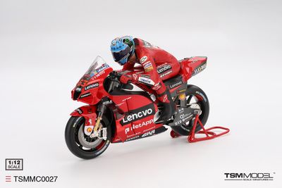 1:12 TSM - Ducati Desmosedici GP22 #63 Ducati Lenovo Team Moto GP 2022 GRAN PREMIO D'ITALIA Rider 1:12 TSM - Ducati Desmosedici GP22 #63 Ducati Lenovo Team Moto GP 2022 GRAN PREMIO D'ITALIA Rider
