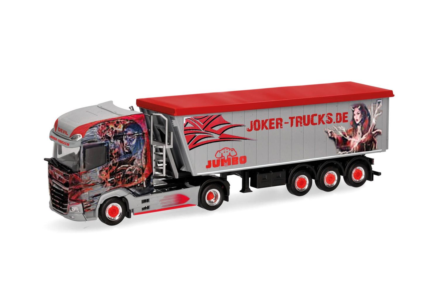 1:87 Herpa - DAF XG+ Stöffelliner-Sattelzug "Joker Trucks / Tamara"