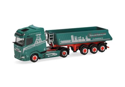 1:87 Herpa - DAF XG Kipp-Sattelzug 1:87 Herpa - DAF XG Kipp-Sattelzug "Sauerbaum"