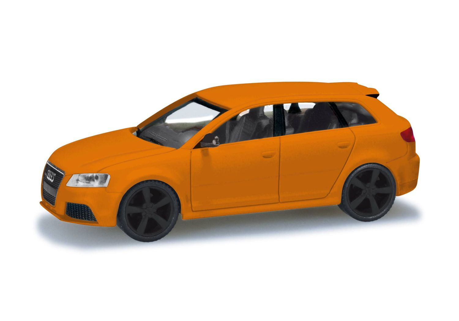 1:87 Herpa - Audi RS3 Sportback, glutorange mit schwarzen Felgen