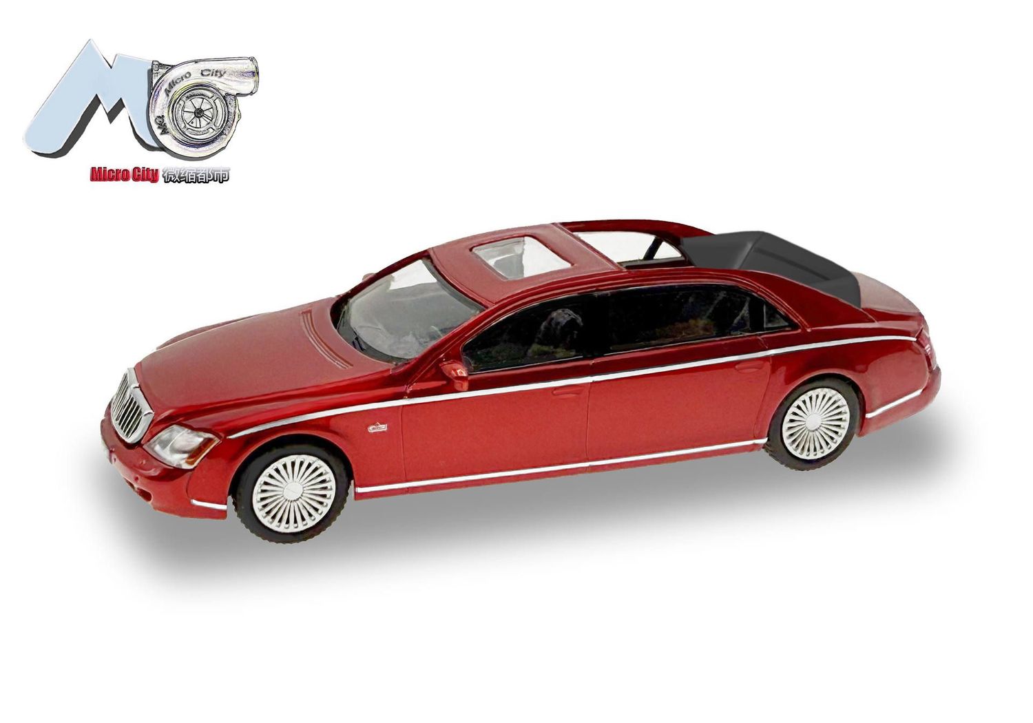 1:87 Herpa - MicroCity: Maybach 62S, rot (2002-2013)