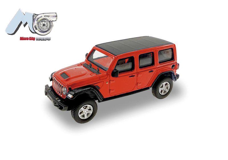 1:87 Herpa - MicroCity: Jeep Wrangler, rot (ab 2017) 1:87 Herpa - MicroCity: Jeep Wrangler, rot (ab 2017)