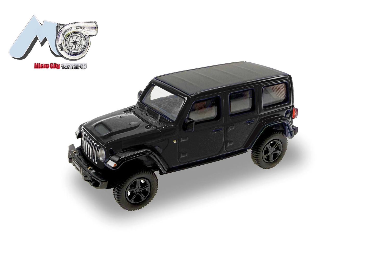 1:87 Herpa - MicroCity: Jeep Wrangler, schwarz (ab 2017)