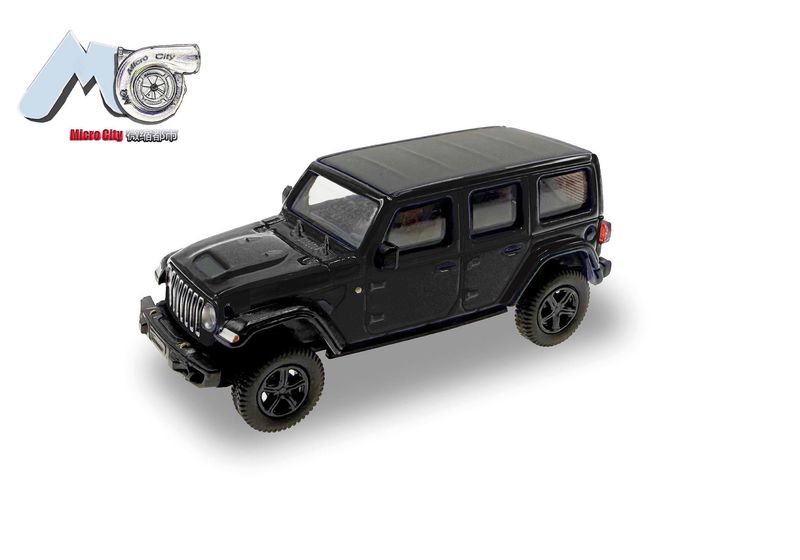 1:87 Herpa - MicroCity: Jeep Wrangler, schwarz (ab 2017) 1:87 Herpa - MicroCity: Jeep Wrangler, schwarz (ab 2017)