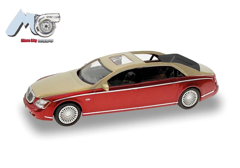 1:87 Herpa - MicroCity: Maybach 62S, rot/gold (2002-2013) 1:87 Herpa - MicroCity: Maybach 62S, rot/gold (2002-2013)
