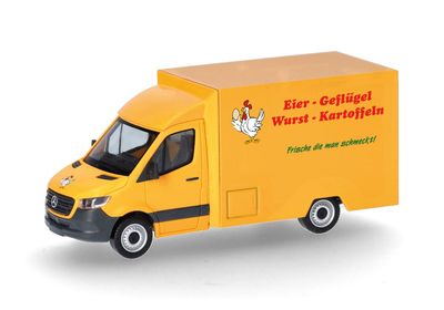 1:87 Herpa - Mercedes-Benz Sprinter '18 Foodtruck 1:87 Herpa - Mercedes-Benz Sprinter '18 Foodtruck "Eier, Geflügel, Wurst, Kartoffeln"