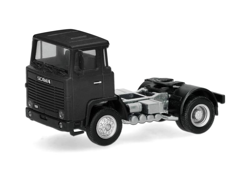 1:87 Herpa - Scania 111 Zugmaschine 2achs, schwarz 1:87 Herpa - Scania 111 Zugmaschine 2achs, schwarz