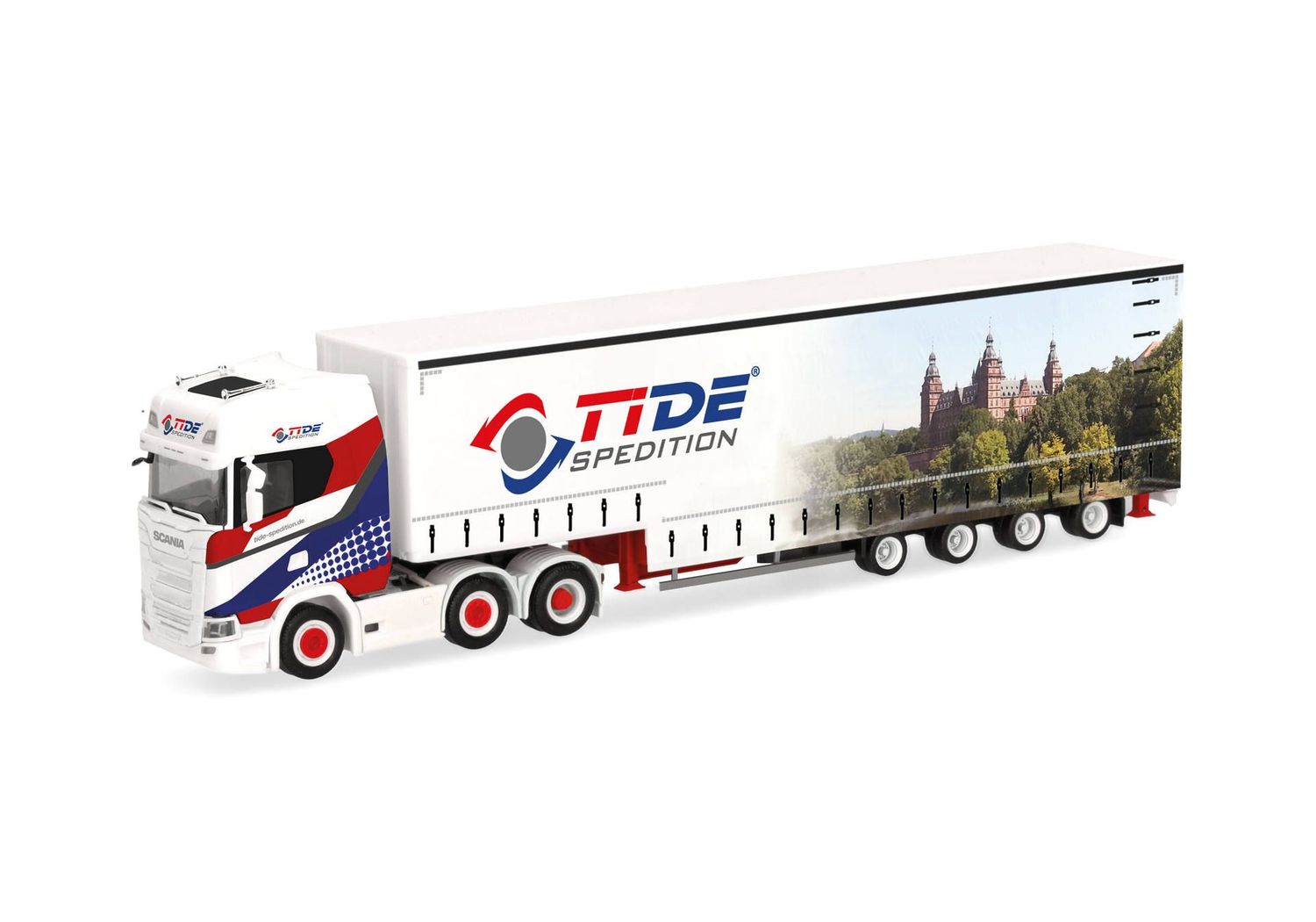 1:87 Herpa - Scania CS 20 HD (6x2) Volumen-Sattelzug "TiDe Spedition"