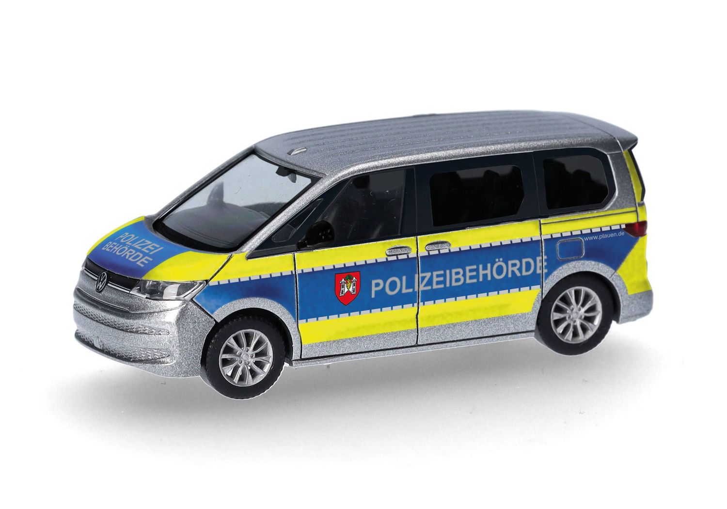 1:87 Herpa - Volkswagen (VW) Multivan "Polizeibehörde Plauen" (Sachsen)