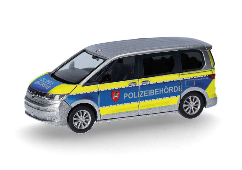 1:87 Herpa - Volkswagen (VW) Multivan 1:87 Herpa - Volkswagen (VW) Multivan "Polizeibehörde Plauen" (Sachsen)
