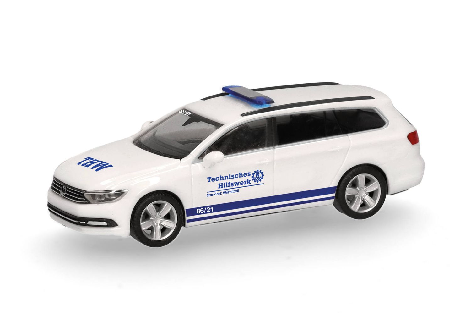 1:87 Herpa - Volkswagen (VW) Passat Variant "THW Wörrstadt" (Rheinland-Pfalz)