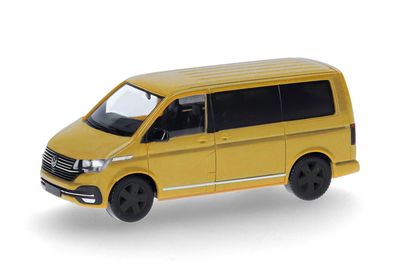 1:87 Herpa - Volkswagen (VW) T6.1 Caravelle, Grape Yellow 1:87 Herpa - Volkswagen (VW) T6.1 Caravelle, Grape Yellow