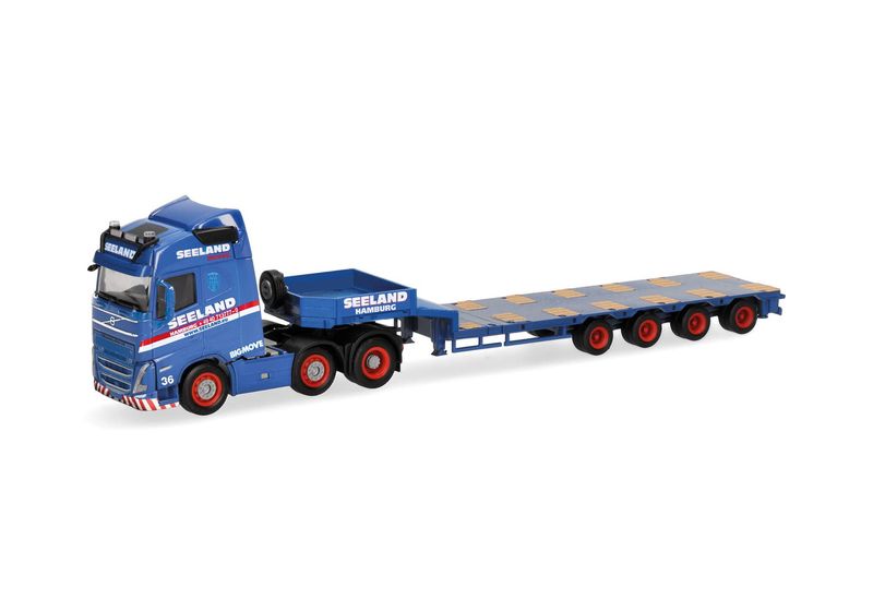 1:87 Herpa - Volvo FH GL 2020 6x2 Semitieflade-Sattelzug 1:87 Herpa - Volvo FH GL 2020 6x2 Semitieflade-Sattelzug "Seeland"