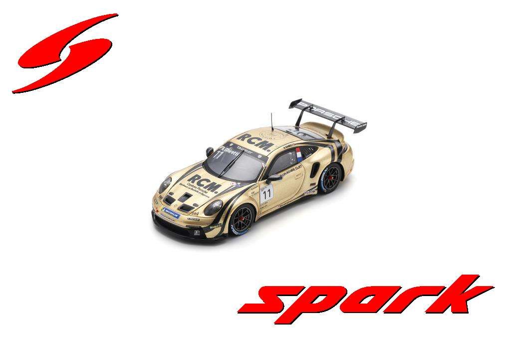 1:43 Spark - Porsche 911 GT3 Cup No.11 Porsche Carrera Cup France Champion 2024 Alessandro Ghiretti