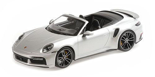 1:18 Minichamps - PORSCHE 911 (992) TURBO S CABRIOLET – 2020 – SILVER