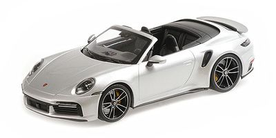 1:18 Minichamps - PORSCHE 911 (992) TURBO S CABRIOLET – 2020 – SILVER 1:18 Minichamps - PORSCHE 911 (992) TURBO S CABRIOLET – 2020 – SILVER