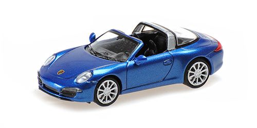 1:87 Minichamps - PORSCHE 911 TARGA – 2014 – BLUE