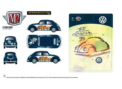 1:64 M2 Machines - 1953 Volkswagen Beetle Deluxe U.S.A. Model 1:64 M2 Machines - 1953 Volkswagen Beetle Deluxe U.S.A. Model