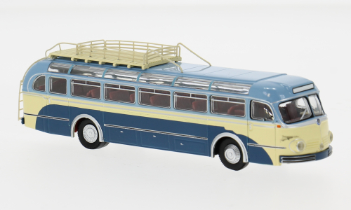 1:87 Brekina - 1951 Mercedes O 6600 H Reise hellblau 1:87 Brekina - 1951 Mercedes O 6600 H Reise hellblau